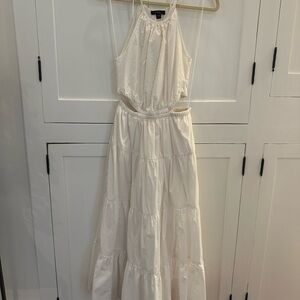 White Jcrew cut out dress, Size XXS